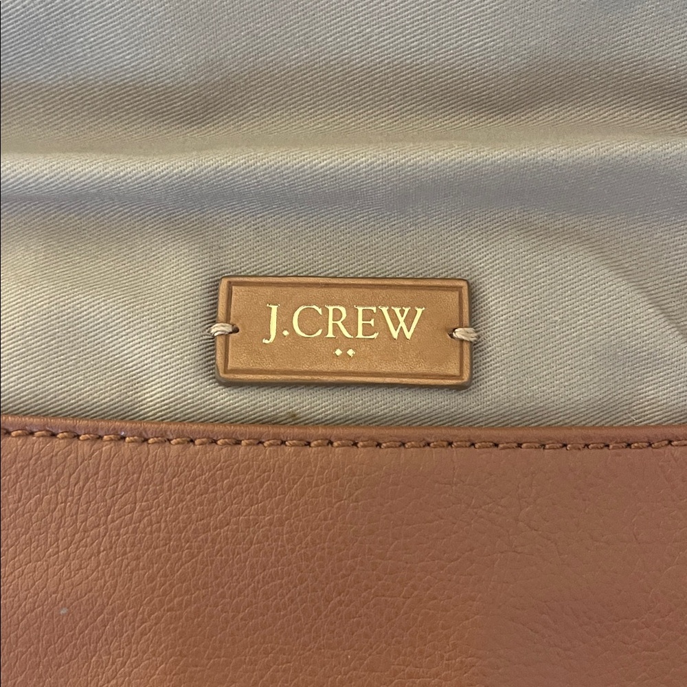 J Crew leather envelope bag - Picture 3 of 8